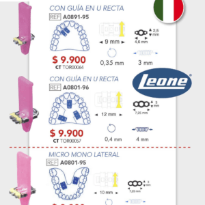 Tornillos Leone Micro Mono Lateral Standard