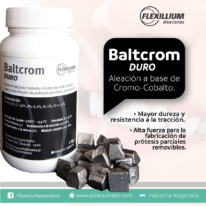 Aleación Cromo-Cobalto Prótesis Parciales Baltcrom Duro X Kg