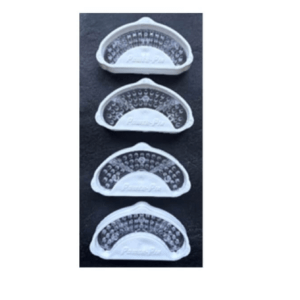 Kit 4 Bases Power Pin paciales + 4 contenedor